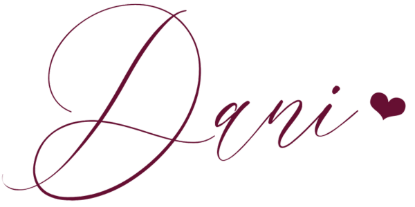 a "Dani" signature in Script with a small heart.